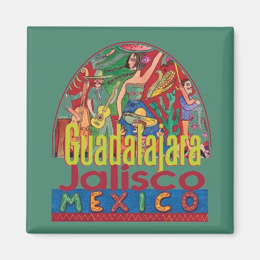 GUADALAJARA Mexico Magneet (Voorkant)