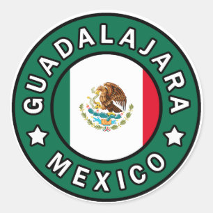 Guadalajara Mexico Ronde Sticker