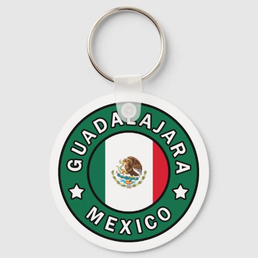 Guadalajara Mexico-sleutelhanger Sleutelhanger (Voorkant)