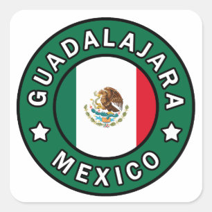 Guadalajara Mexico Vierkante Sticker