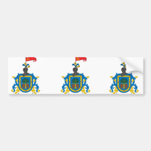 Guadalajara y Estado de Jalisco, Mexico Bumpersticker