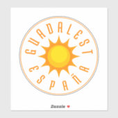 GUADALEST ESPAÑA Sun Sticker (Vel)