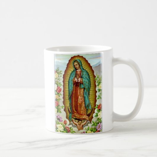 Guadalupe avec la tasse de roses (Droite)