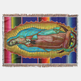 Guadalupe Blanket - Virgen de Guadalupe Colcha Deken