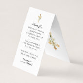 Guadalupe catholique prière Carte Sainte (Dos)