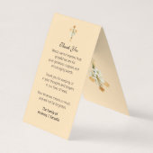 Guadalupe catholique prière Carte Sainte (Dos)