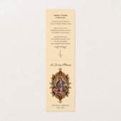 Guadalupe catholique prière Carte Sainte (Extérieur déplié)