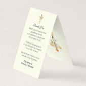 Guadalupe catholique prière Carte Sainte (Dos)