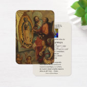 Guadalupe-Espagne : Prière funèbre Carte Sainte (Bureau)