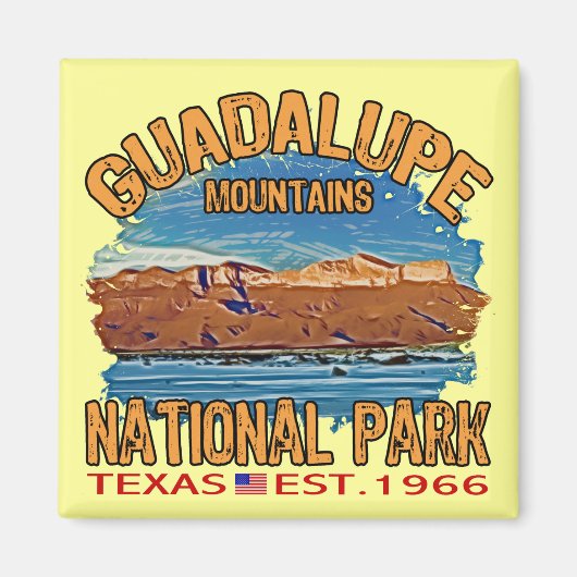 Guadalupe Mountains National Park Magneet (Voorkant)