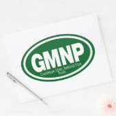 Guadalupe Mountains National Park Ovale Sticker (Envelop)