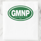 Guadalupe Mountains National Park Ovale Sticker (Tas)