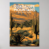 Guadalupe Mountains National Park Travel Poster (Voorkant)