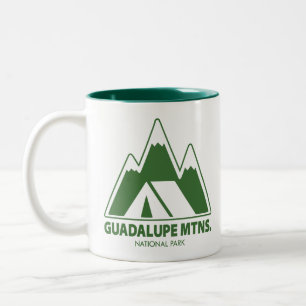 Guadalupe Mtns. Nationaal Park Bergen Kamperen Tweekleurige Koffiemok