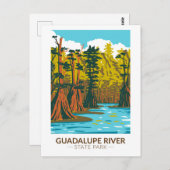 Guadalupe River State Park Texas  Briefkaart (Voorkant / Achterkant)