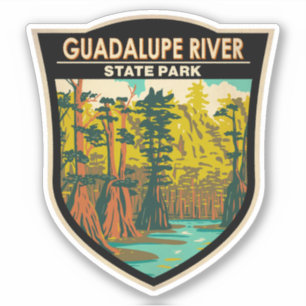Guadalupe River State Park Texas  Sticker
