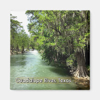 Guadalupe, rivier in Gruene, Texas Magnet