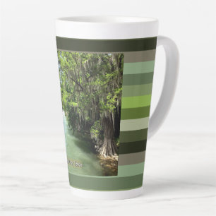 Guadalupe rivier in Gruene, Texas Two-Tone Coffee Latte Mok