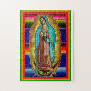 Guadalupe Zarape Tilma Afbeelding Puzzle Legpuzzel