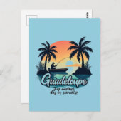 GUADELOUPE BRIEFKAART (Voorkant / Achterkant)