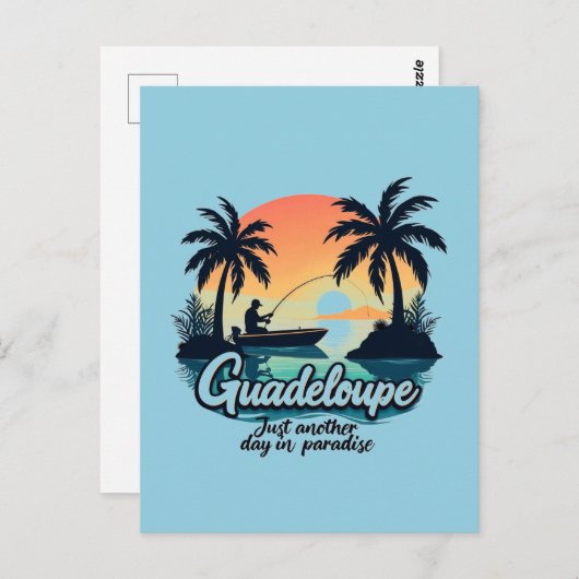 GUADELOUPE BRIEFKAART (Voorkant / Achterkant)