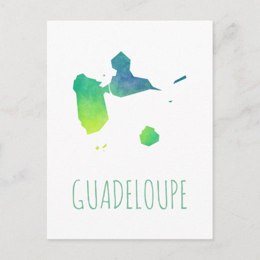 Guadeloupe Briefkaart (Voorkant)