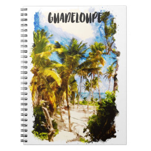 Guadeloupe Caribbean Tropical Island Reizen Notitieboek