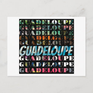 Guadeloupe: Een Kleurrijke Visuele Viering Briefkaart