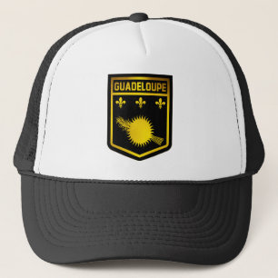 Guadeloupe Emblem Trucker Pet