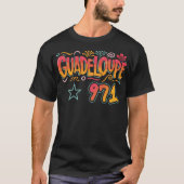 Guadeloupe gwada style 971 t-shirt (Voorkant)