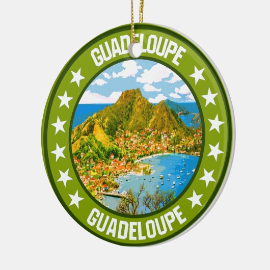 Guadeloupe Keramisch Ornament (Links)