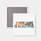 GUADELOUPE MAGNEET (Voorkant / Achterkant)