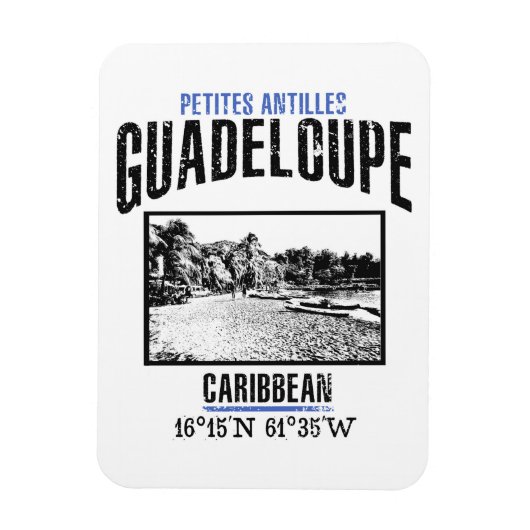 Guadeloupe Magneet (Verticaal)