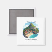 GUADELOUPE MAGNEET (Voorkant / Achterkant)