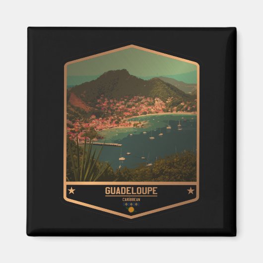 Guadeloupe Magneet (Voorkant)
