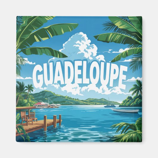 GUADELOUPE MAGNEET (Voorkant)