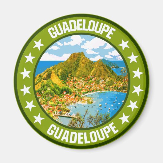 Guadeloupe Magneet (Voorkant)