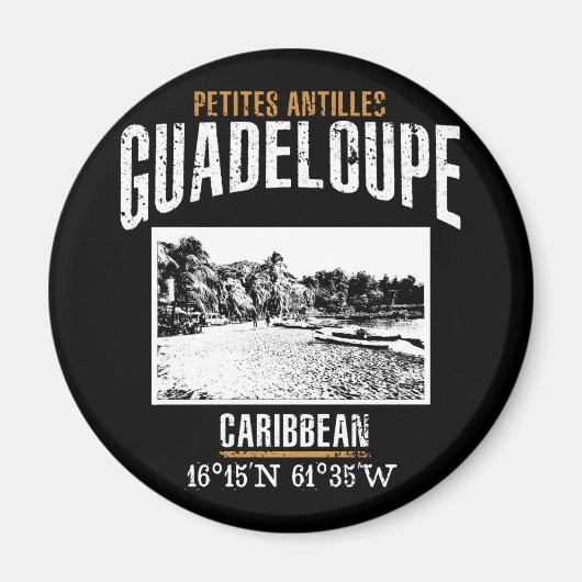Guadeloupe Magneet (Voorkant)