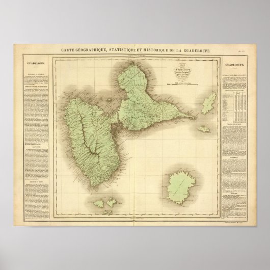 Guadeloupe Poster (Voorkant)