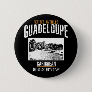 Guadeloupe Ronde Button 5,7 Cm