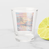 Guadeloupe shot glas (Achterkant)
