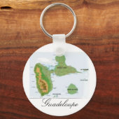 Guadeloupe Sleutelhanger (Voorkant)