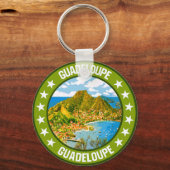 Guadeloupe Sleutelhanger (Achterkant)