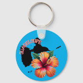 GUADELOUPE SLEUTELHANGER (Voorkant)