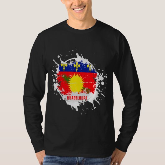 Guadeloupe Splash T-shirt (Voorkant)