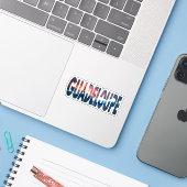 GUADELOUPE STICKER (Laptop met iPhone)