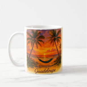 Guadeloupe – Tropische Zonsondergang met Hangmat Koffiemok