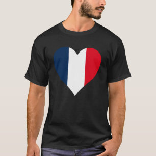 Guadeloupe Vlag Hart Guadeloupe Cadeaus Liefde Gua T-shirt
