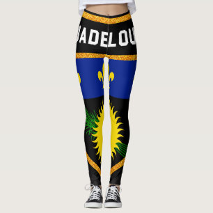 Guadeloupe vlag leggings