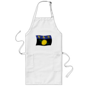 Guadeloupe Vlag Schort